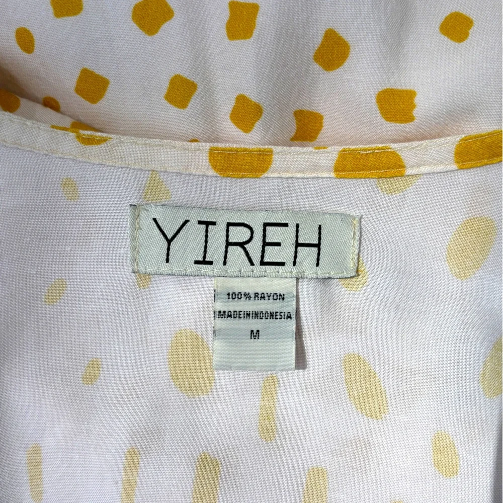 YIREH CLEO Dress in Starfruit print, size Med, EUC - Picture 9 of 12